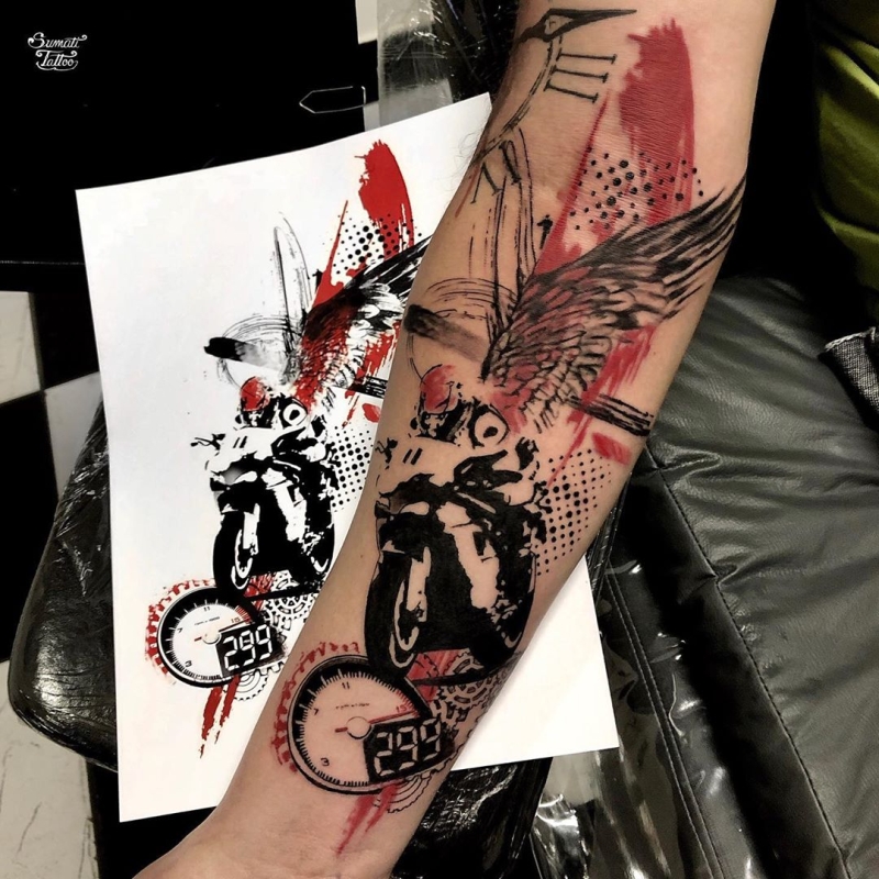 Trash Polka Tattoos, Explained and Illustrated KickAss Things