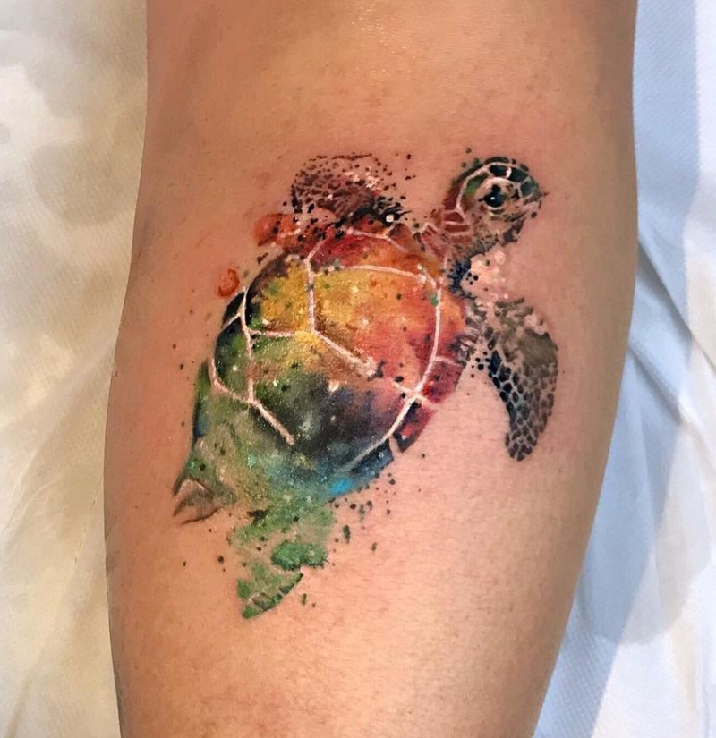 cute watercolor tattoos