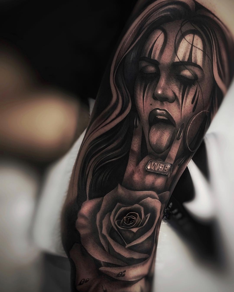 Celebrate Life and Death With These Awesome Day of the Dead Tattoos -  KickAss Things