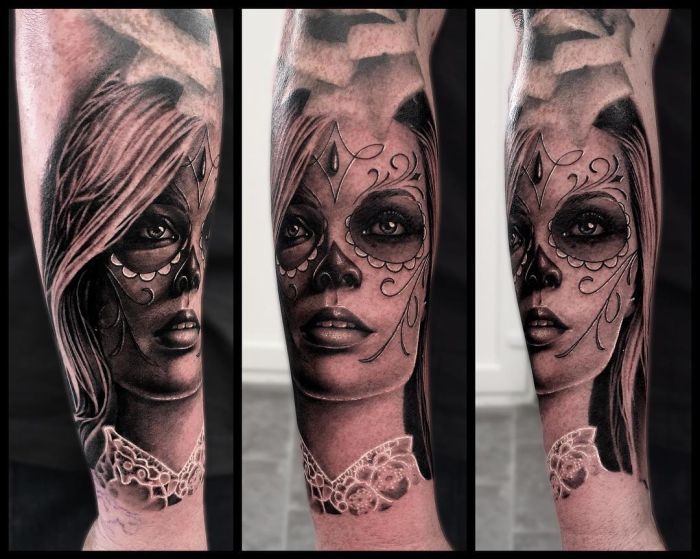 day of the dead tattoo (1) - KickAss Things