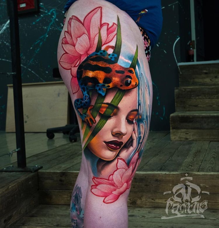 painterly tattoo