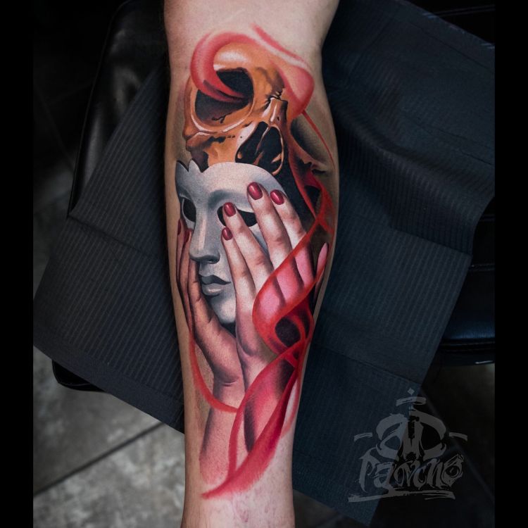 painterly tattoo