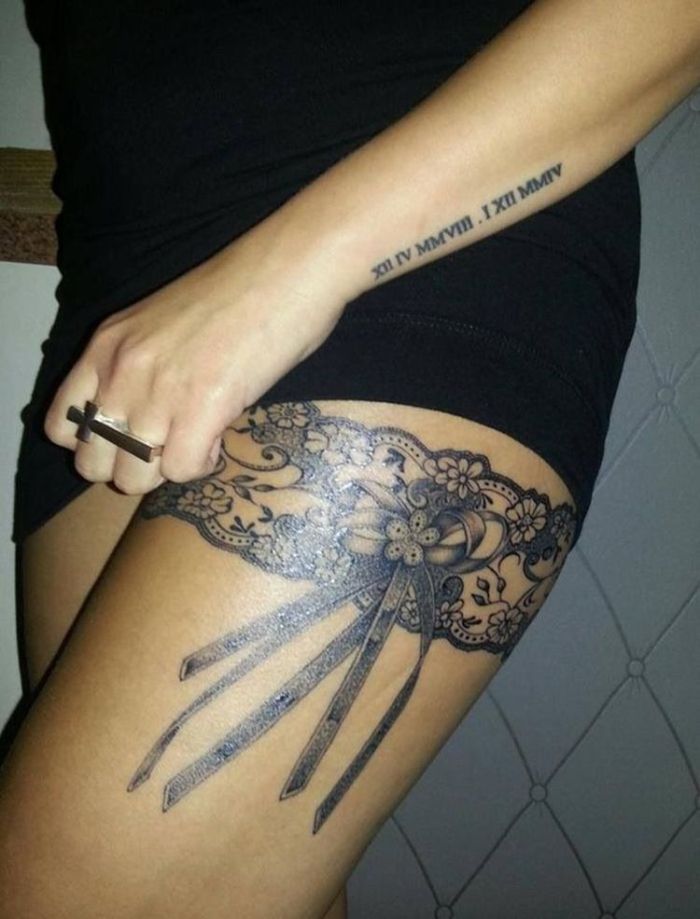 Lace Leg Tattoo 12  KickAss Things