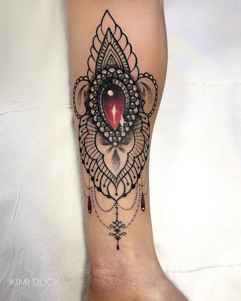 lace tattoos for women