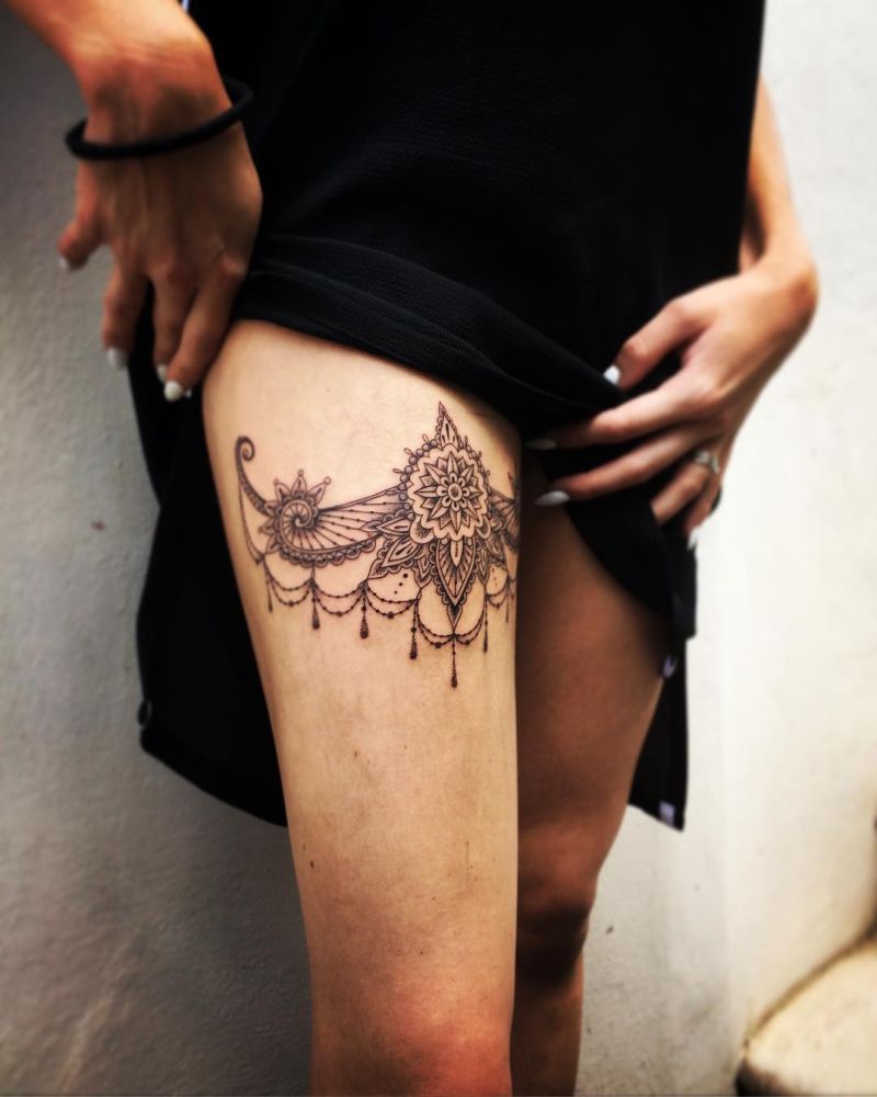 best lace tattoo ideas
