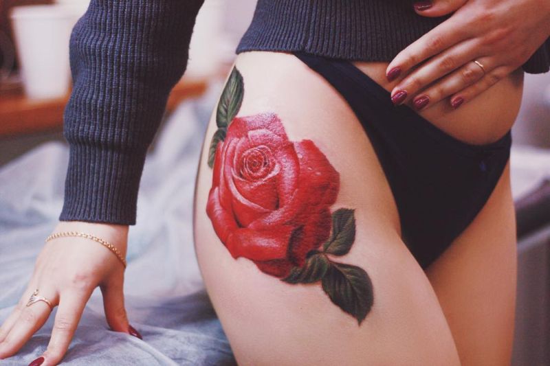 rose tattoos for women