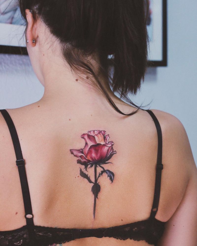 beautiful rose tattoos