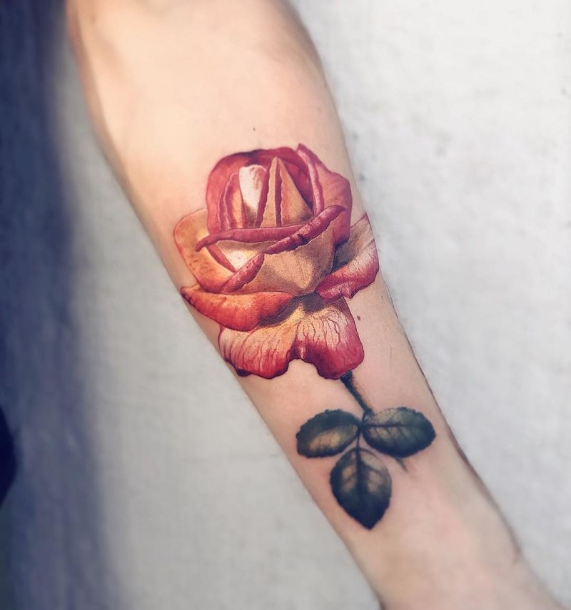 cool rose tattoo ideas