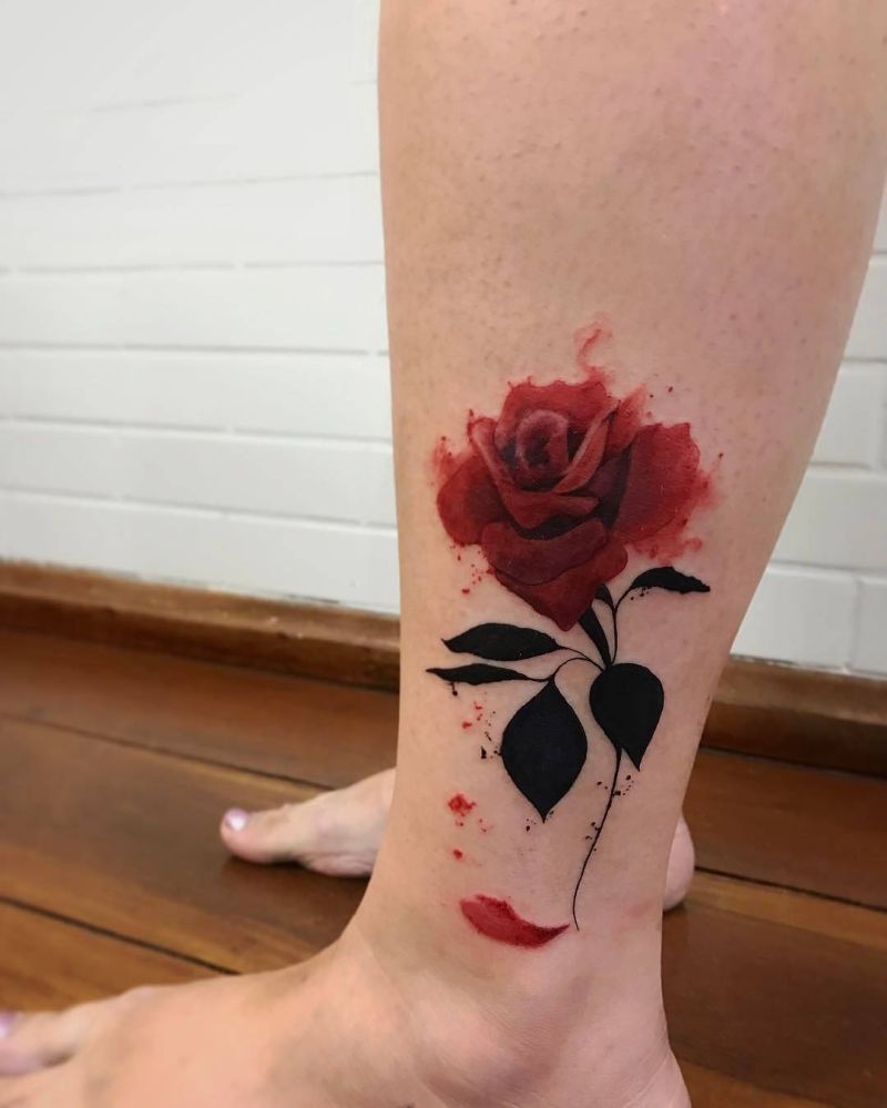rydelreib tattoo on Instagram Falling rose petals  Thanks for the fun  session Shiela  More tattoos to come     tattoo tattooed  tattooideas tattooart art 