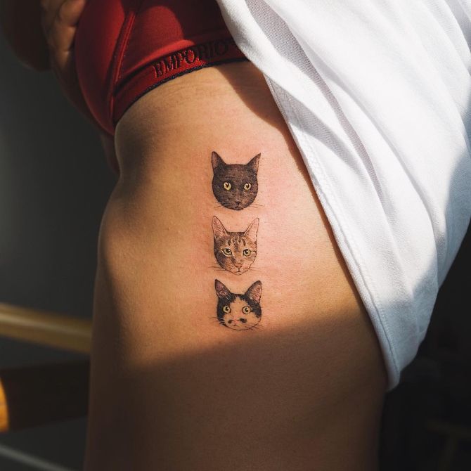 30 Small Cat Tattoos Every Cat Lover Will Adore - YouTube