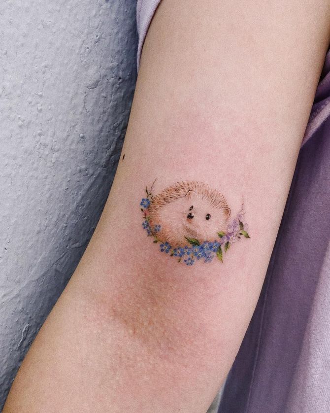 hedgehog tattoo