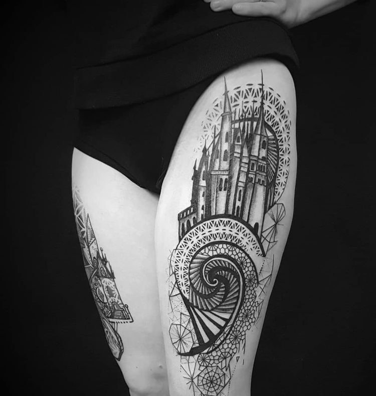 35 of the Best Architecture Tattoos or How To Have Your World on a