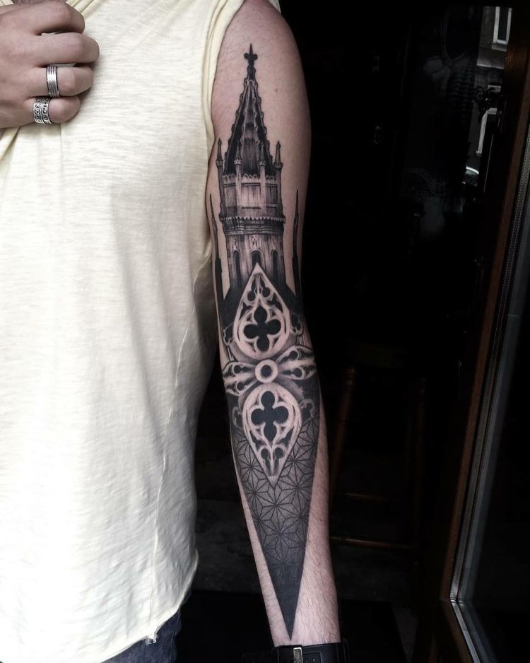 architecture tattoo ideas