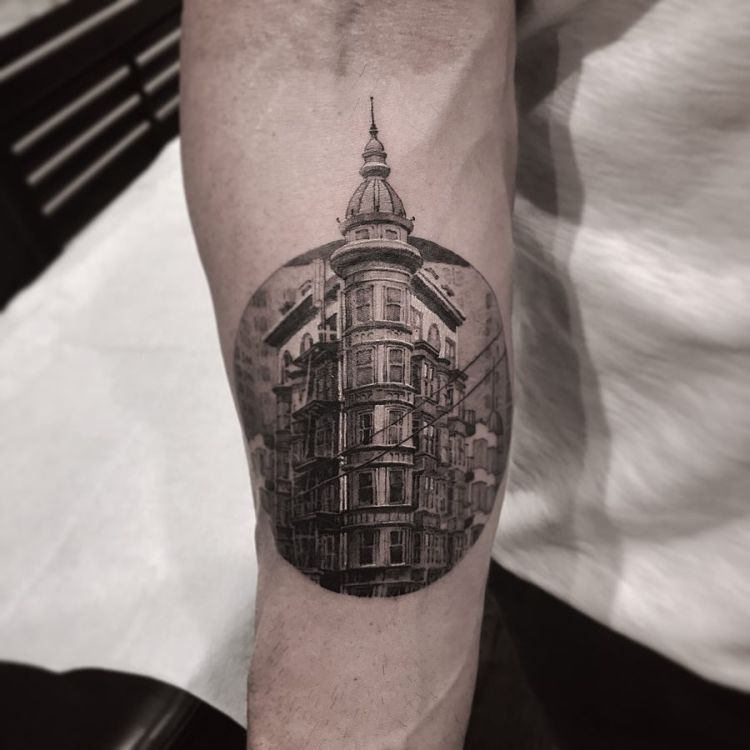 35 of the Best Architecture  Tattoos  or How To Have Your 