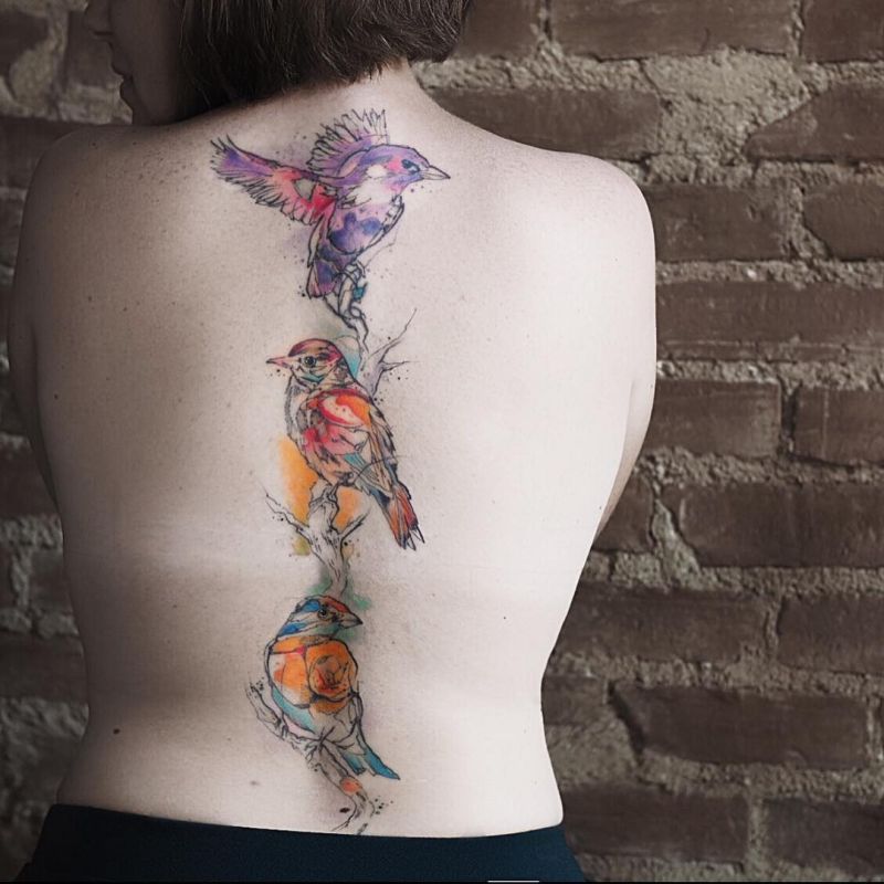 watercolor tattoos