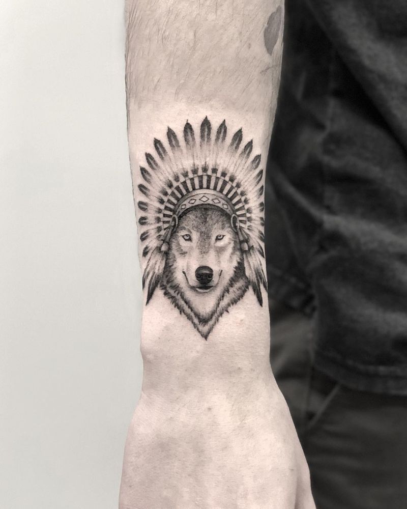 top wolf tattoos
