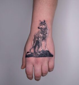 cool wolf tattoos
