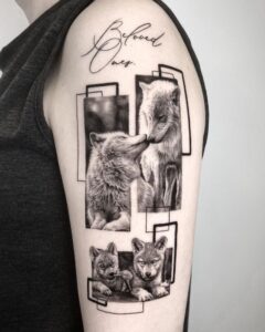 wolves family tattoo
