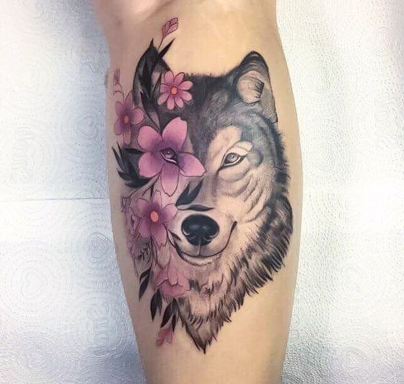 best wolf tattoos for women