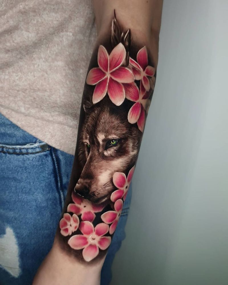 most beautiful wolf tattoos