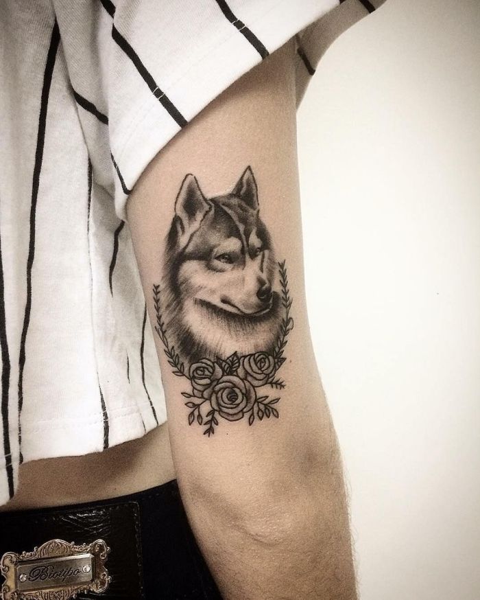 Husky tattoos creative ideas that will help you stand out from the crowd 