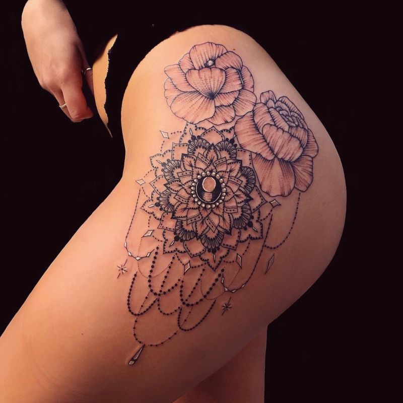 beautiful mandala tattoo