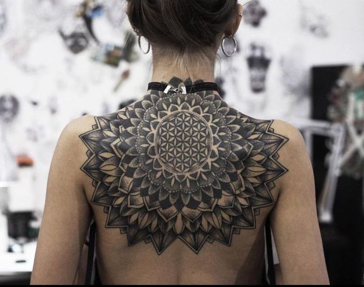 Women 6hrs Mandala Tattoo By Inkblot Tattoos