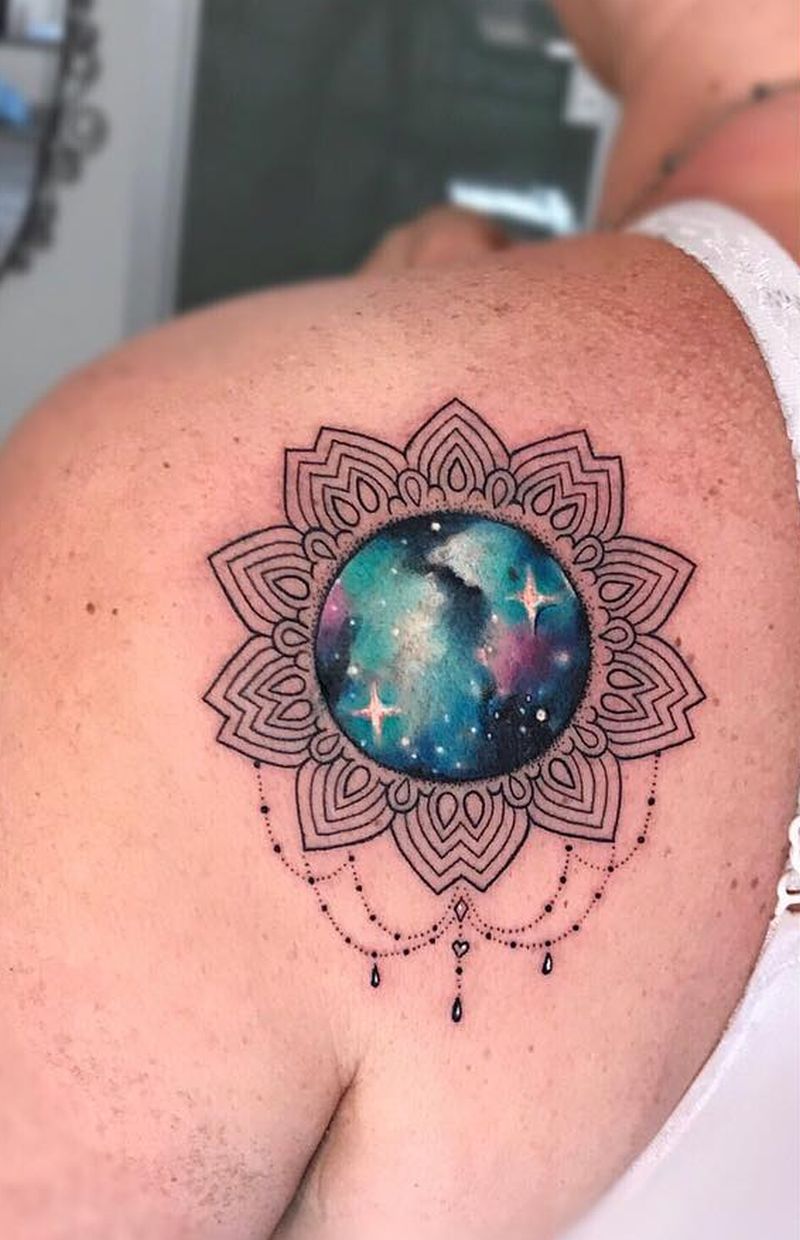 cosmic mandala tattoo