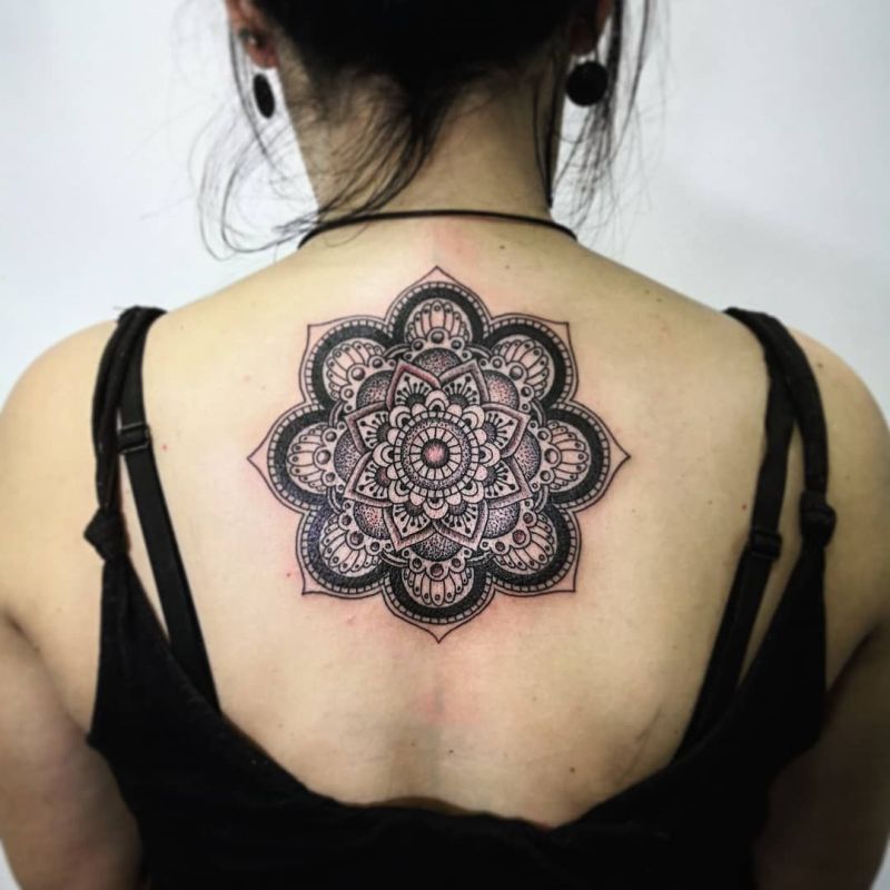 intricate mandala tattoo