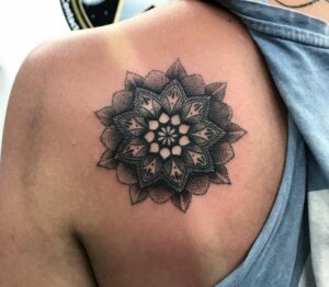 intricate mandala tattoo