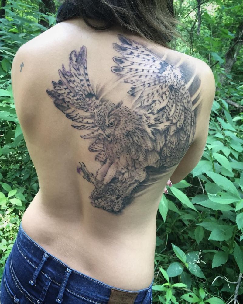 most beautiful owl tattoo designs