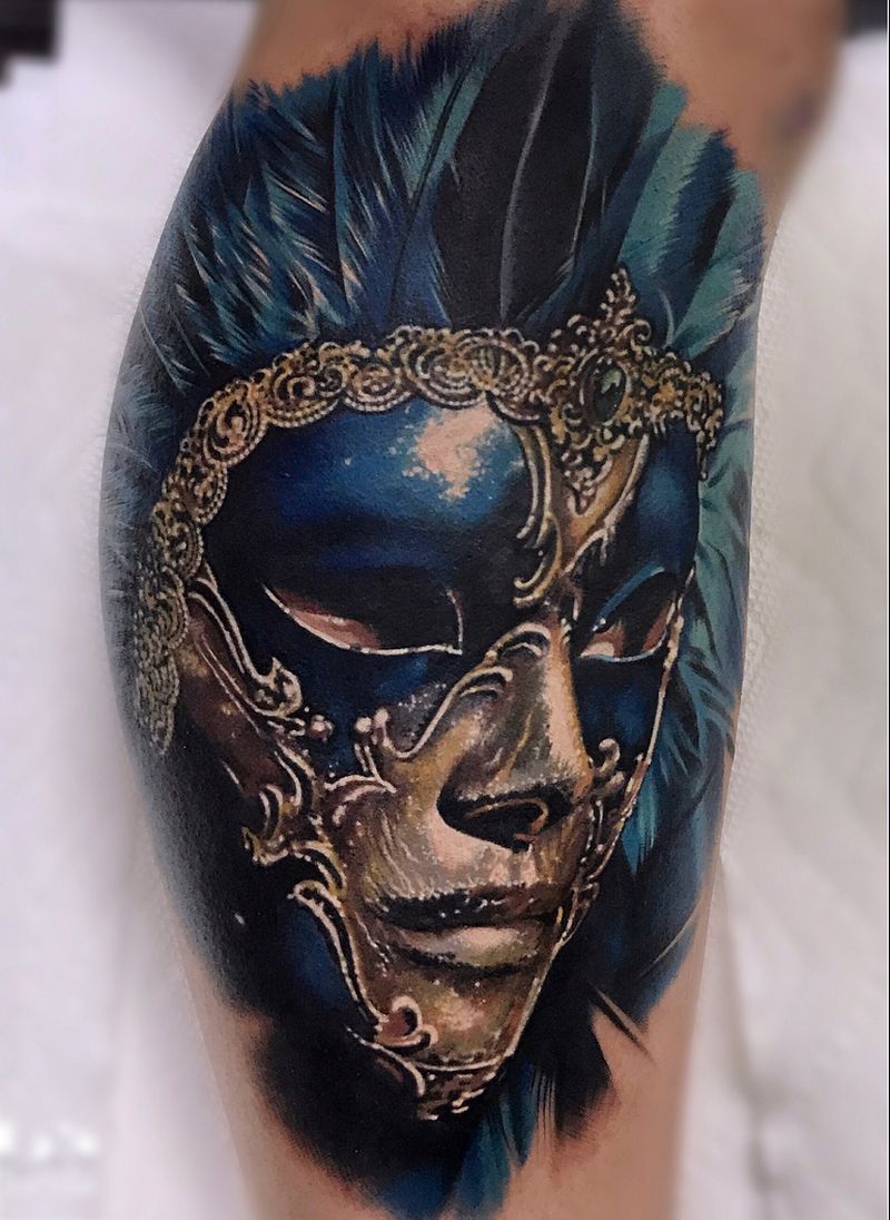 30 of the Most Beautiful and Mysterious Mask Tattoos and Their