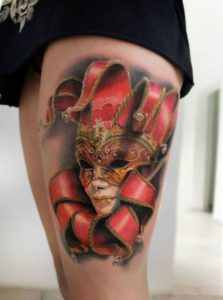Venetian Mask Tattoos