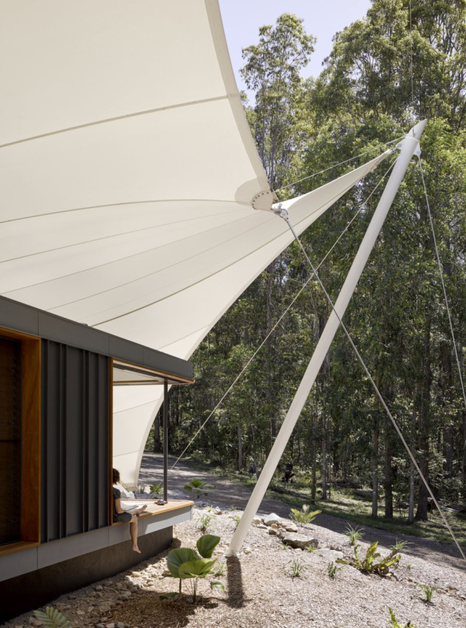 contemporary tent house