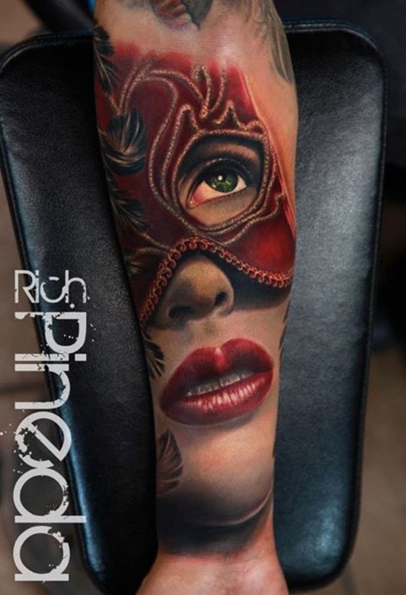 awesome mask tattoos