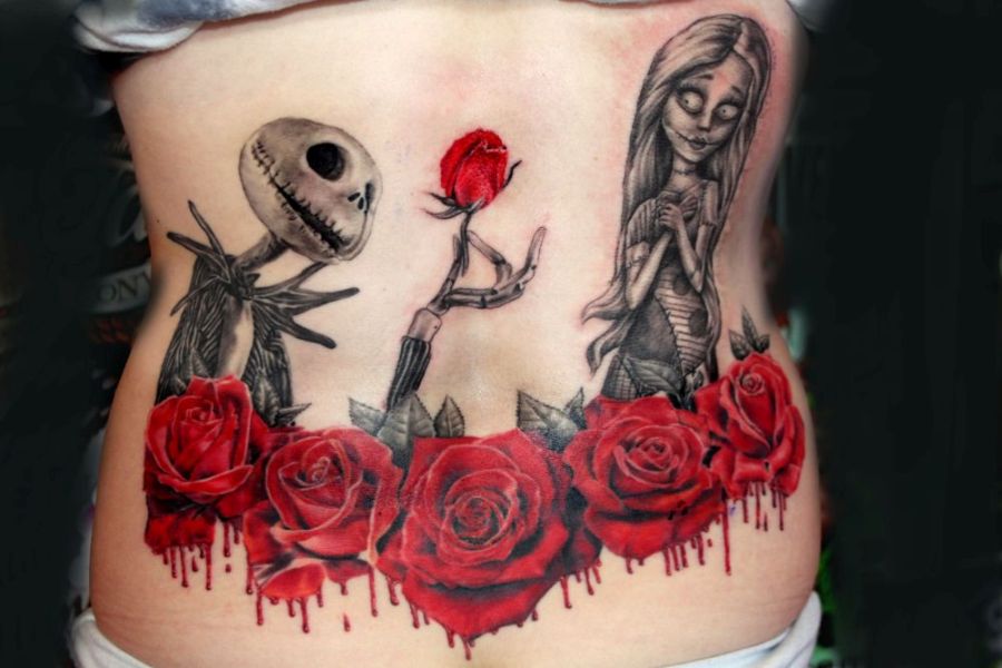 Buy Bleeding Rose Temporary Tattoo Online in India  Etsy