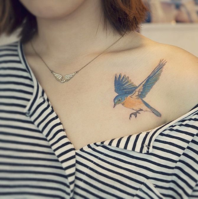 Buy Hummingbird Line Tattoo  Humming Bird Temporary Tattoo  Online in  India  Etsy