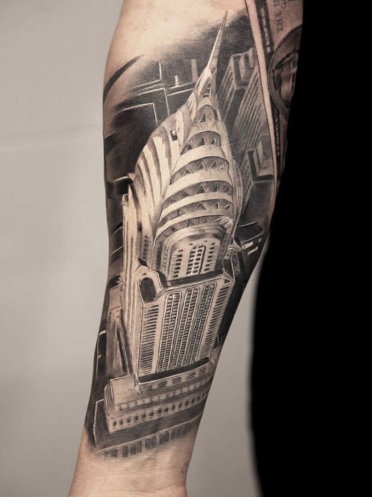 30 People Share Their Tattoo Designs That Were Inspired By The Beauty Of  Architecture