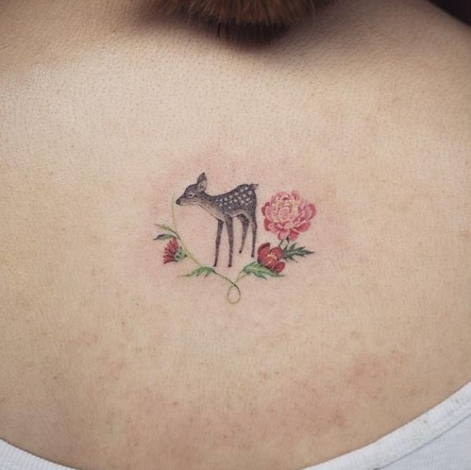 Tiny Sloth Tattoo by Peta