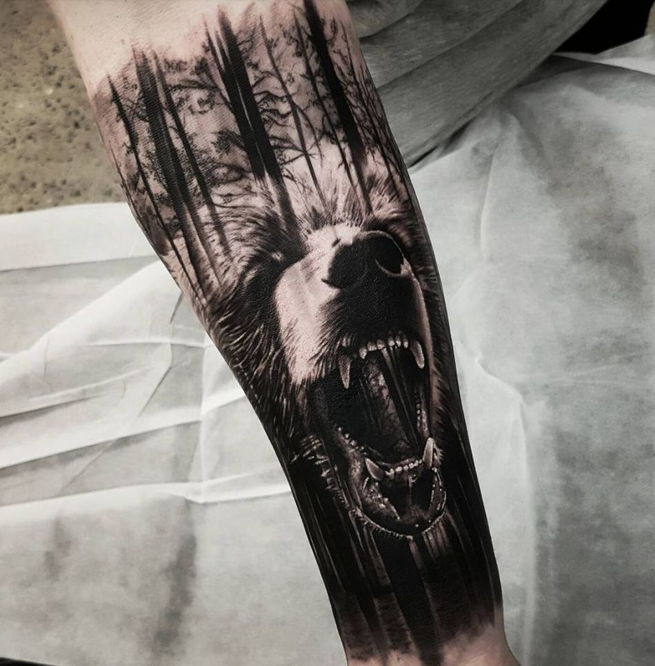 Beautiful Surrealist Double-Exposure Tattoos Mash Up ...