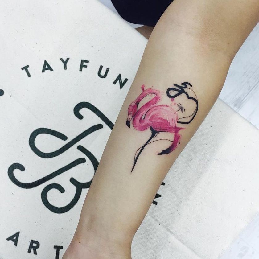 Flamingo Leg Tattoo  Best Tattoo Ideas For Men  Women