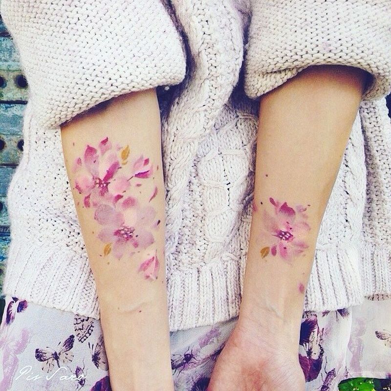 22 Watercolor Tattoos You Must See Before Getting it Done