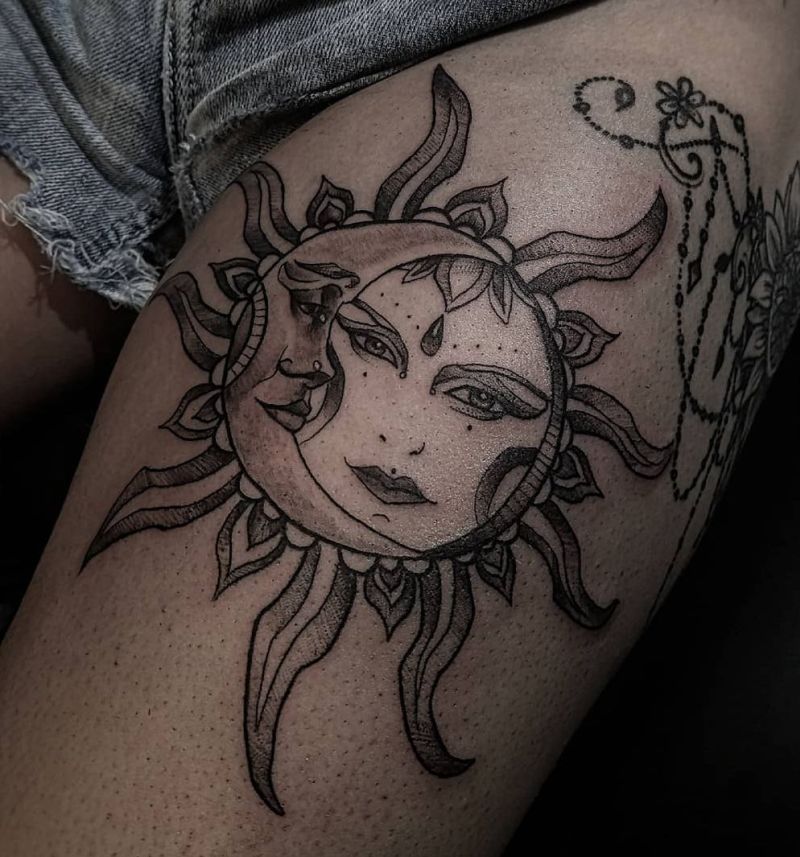 Mucha inspired Moon Goddess by Kellie Sieg Otto at Zoltar Tattoo in  Moorhead MN! : r/tattoos