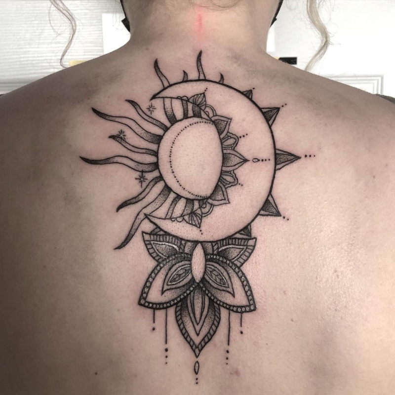 50 Meaningful And Beautiful Sun And Moon Tattoos Kickass Things