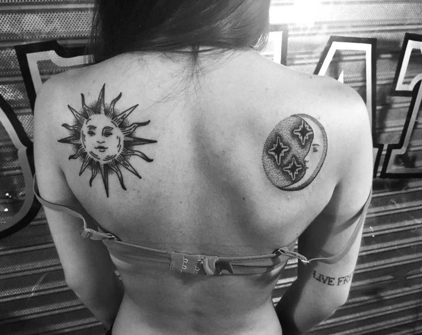 15 Sun and Moon Tattoo Meaning Ideas with Trending Designs