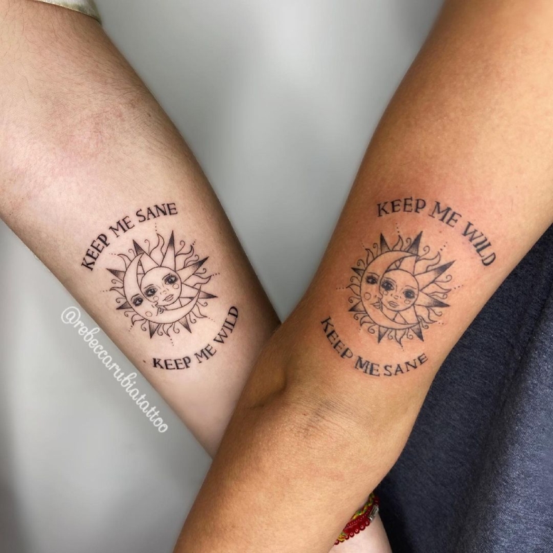 50 Meaningful And Beautiful Sun And Moon Tattoos Kickass Things