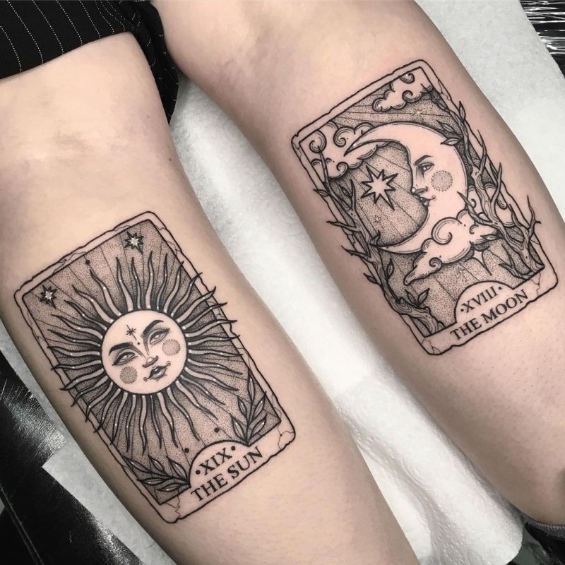 50 Meaningful And Beautiful Sun And Moon Tattoos Kickass Things