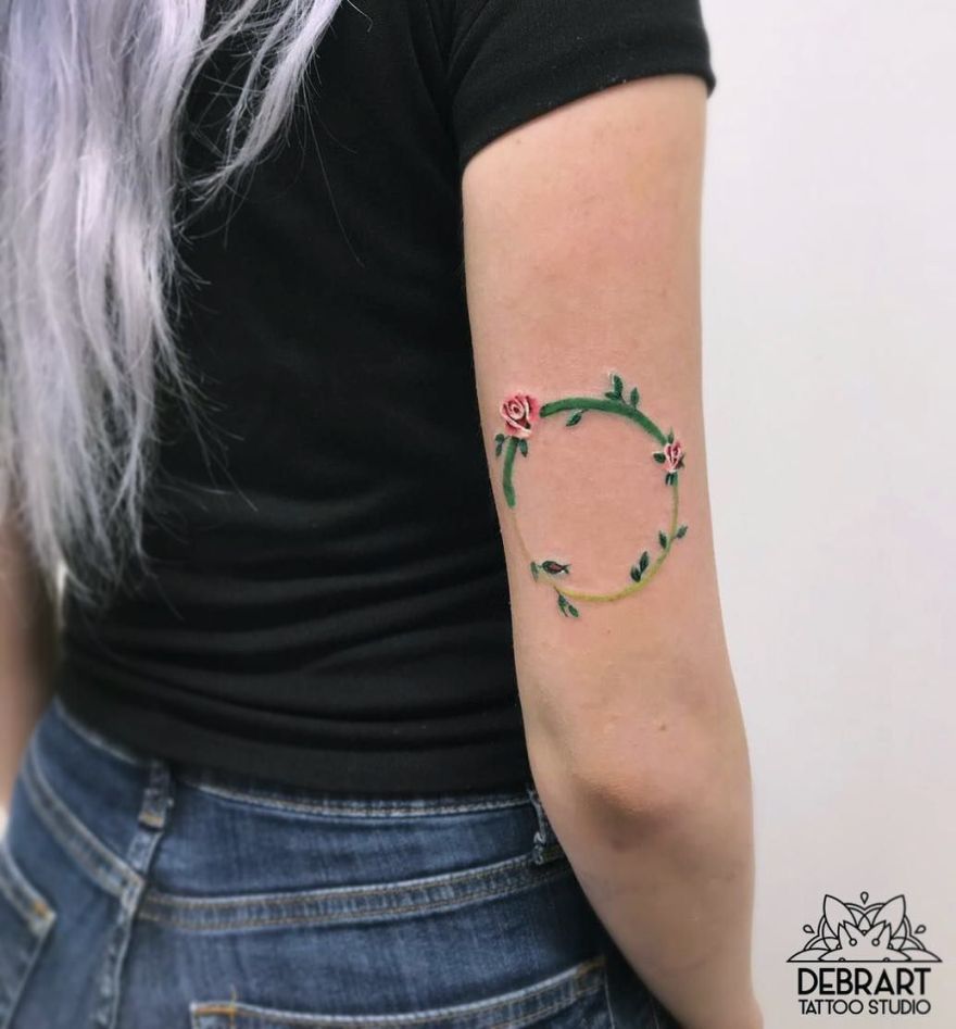 botanical tattoo
