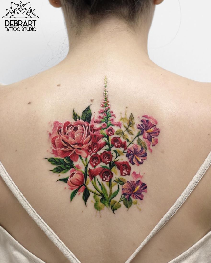 botanical tattoos