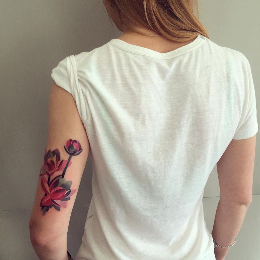 watercolor tattoo